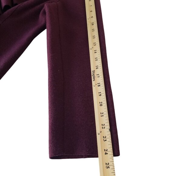 NWOT Beyond Threads Malbec Pleated Serena Peruvian Alpaca Wool Sweater Jacket LG - Picture 10 of 16